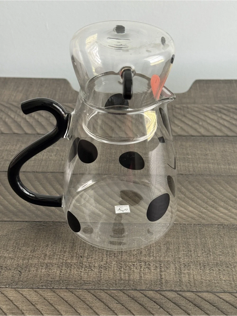 Cow Carafe Pitcher Cow Water Pitcher With Cup Bedside Water Carafe Cow Glass Set